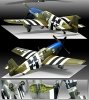 Academy 12303 USAAF P-51B BLUE NOSE 1:48